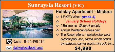 Sunraysia Resort - $4990