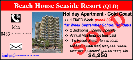 Beach House Seaside Resort - $4250 - SOLD