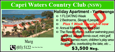 Capri Waters Country Club - $3500 - SOLD