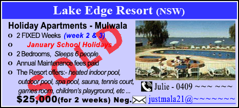 Lake Edge Resort - $25000 - SOLD