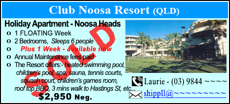 Club Noosa Resort - $2950 - SOLD