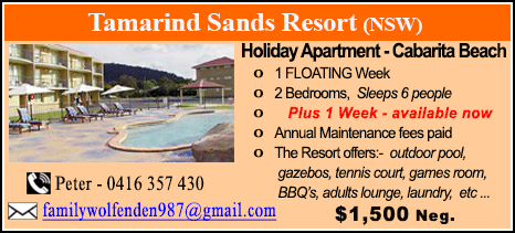 Tamarind Sands Resort - $1500