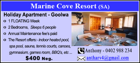 Marine Cove Resort - $400