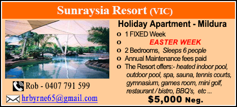 Sunraysia Resort - $5000